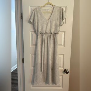 Sienna Sky Midi Black and White Dress Size small